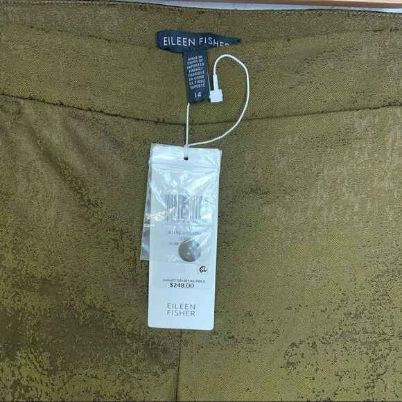 NWT Eileen Fisher Fresco Slim Trouser Pant B20 - Picture 4 of 8